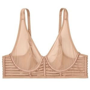 Victoria’s Secret Very Sexy Unlined Mesh Plunge Bra - 32D
